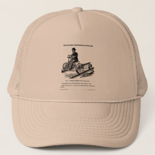 Casquette Voiture 1887 de main de chemin de fer de vélo sur