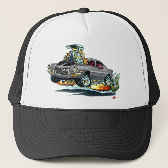 Casquette Voiture 1970-72 Gris-Noire de Camaro (Devant)
