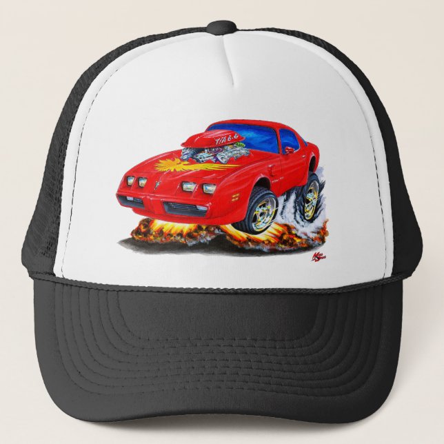 Casquette Voiture 1979-81 de rouge du transport AM (Devant)