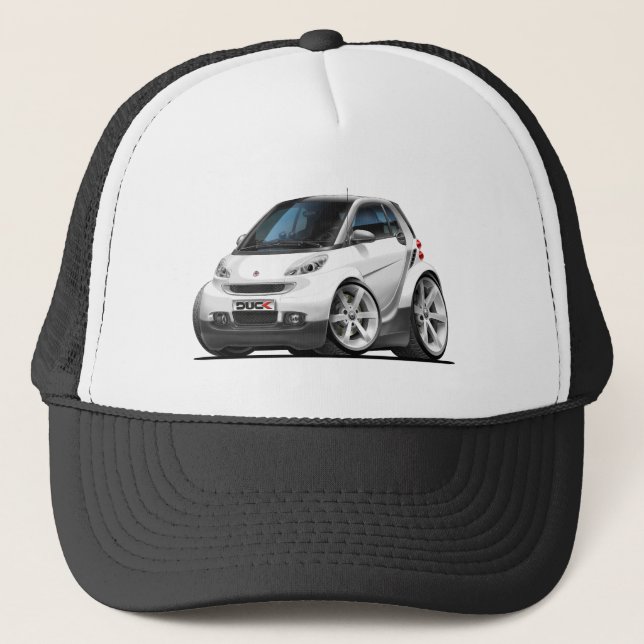 Casquette Voiture blanche intelligente (Devant)