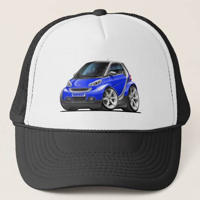 Casquette Voiture bleue intelligente (Devant)