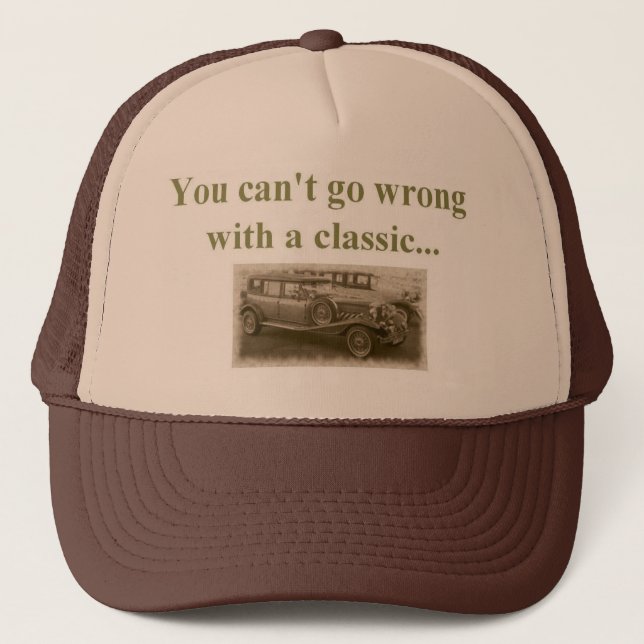 Casquette voiture classique (Devant)