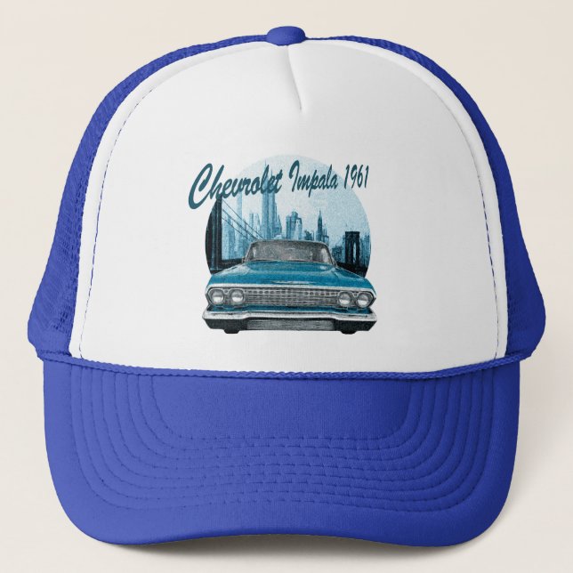 Casquette Voiture classique Chevrolet Impala 1961 (Devant)