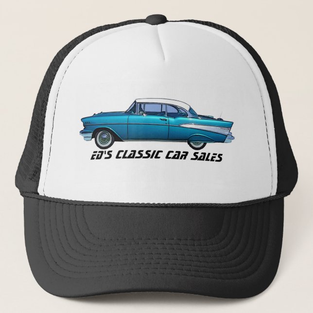 Casquette Voiture classique Chevy 1957 BelAire (Devant)