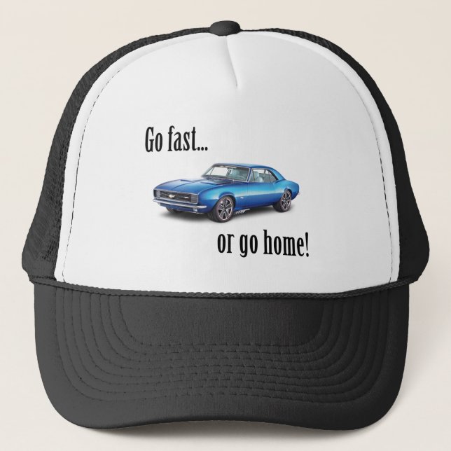 Casquette Voiture classique de muscle de Camaro - allez (Devant)