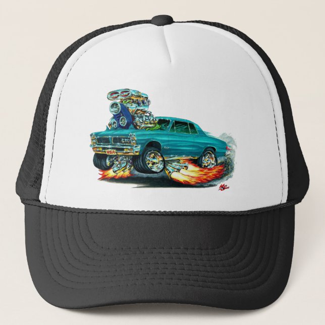 Casquette Voiture de 1965 GTO Teal (Devant)