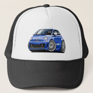 Casquette Voiture de bleu de Fiat 500 Abarth