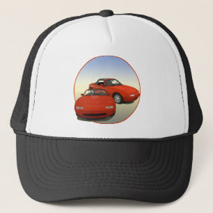Casquette Voiture de sport Avenue Art Red
