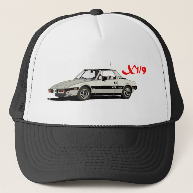 Casquette Voiture de sport X1/9 (Devant)