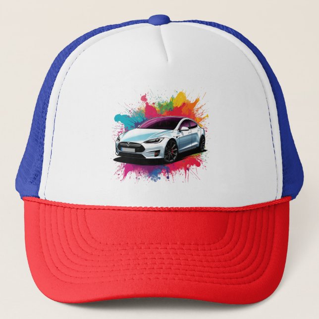 Casquette Voiture électrique moderne (Devant)