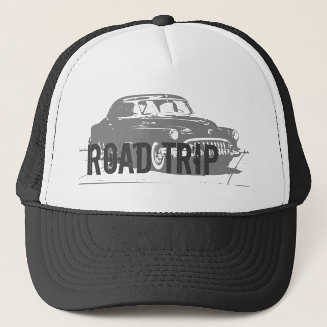 Casquette Voiture Vintage Voyage (Devant)