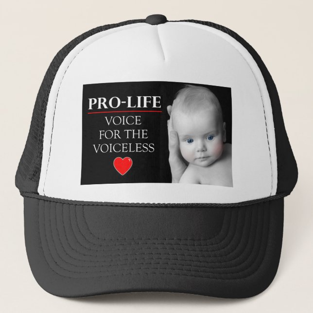 Casquette Voix contre l'avortement et l'euthanasie pour (Devant)