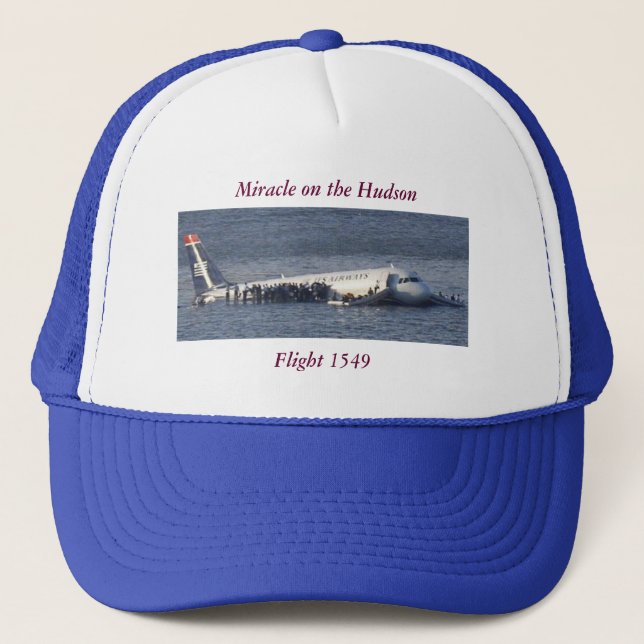Casquette Vol 1549 - Miracle sur le Hudson (Devant)