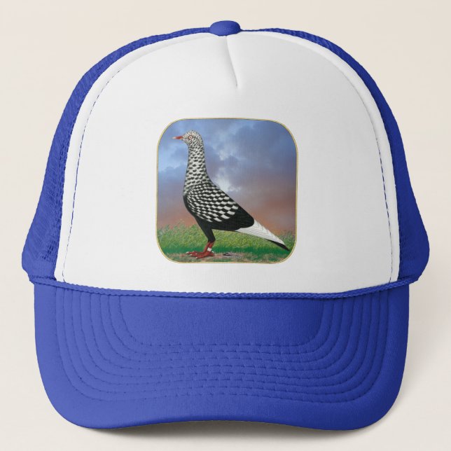 Casquette Vol Pigeon et nuages (Devant)
