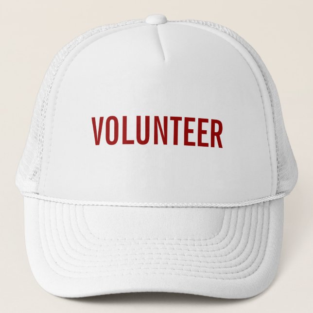 Casquette volontaire (Devant)