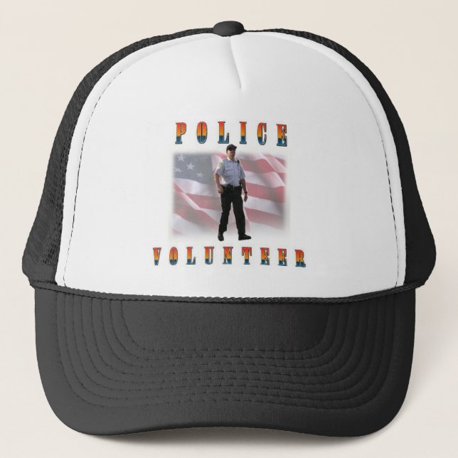 Casquette volontaire de police (Devant)