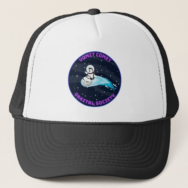 Casquette Vomit Comet Orbital Society Trucker Chapeau (Devant)