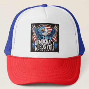 Casquette Vote bleu
