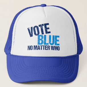 Casquette Vote Bleu Peu Importe Qui Parti Démocratique