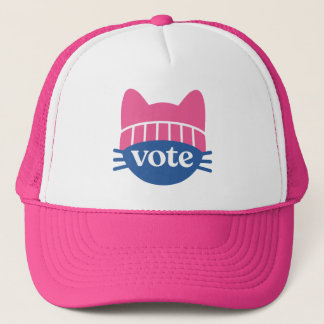 Casquette Vote Kitty Pink