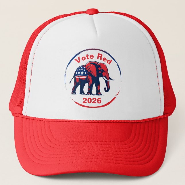 Casquette Vote Red 2026 (Devant)