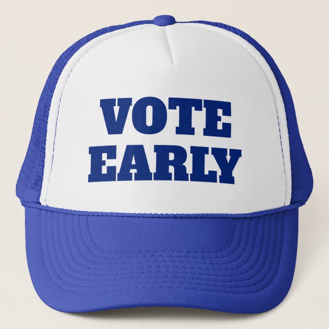 Casquette Voter Chapeau de camion précoce (Devant)