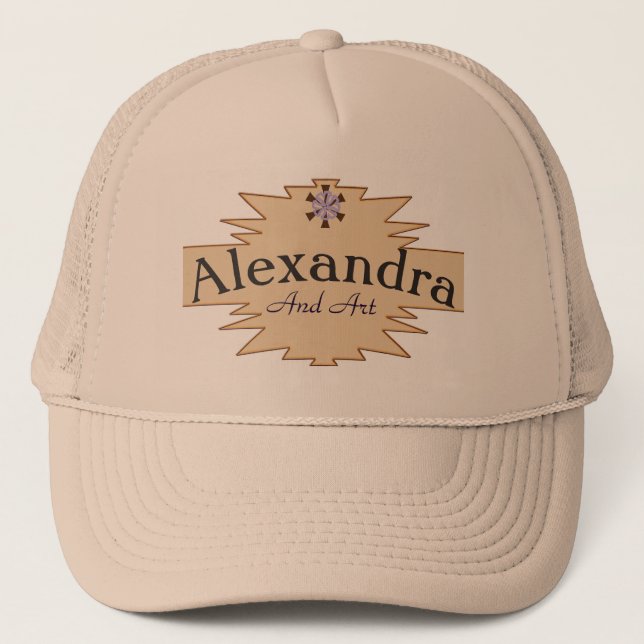 Casquette Votre nom et votre art (Devant)