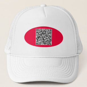 Casquette Votre QR Code Scan Info Trucker Hat Couleur person