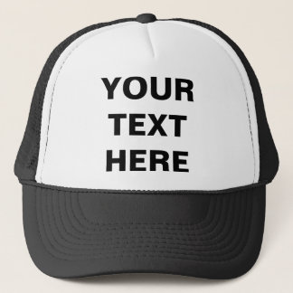 CASQUETTE VOTRE TEXTE ICI