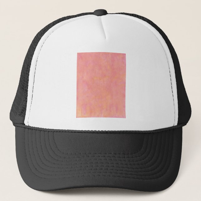 Casquette Votre texte ici : Arrière - plan rose de pêche (Devant)