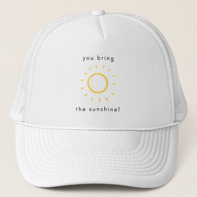 Casquette VOUS APPORTEZ LE chapeau du camionneur SUNSHINE (Devant)