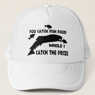 Casquette Vous attrapez la nourriture pour poissons