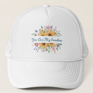 Casquette Vous êtes ma citation Sunshine et Sunflower