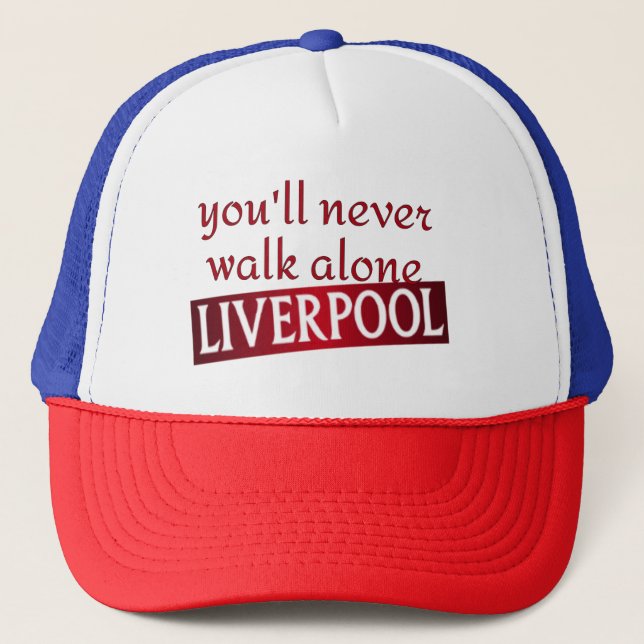 Casquette vous ne marcherez jamais seul Liverpool (Devant)