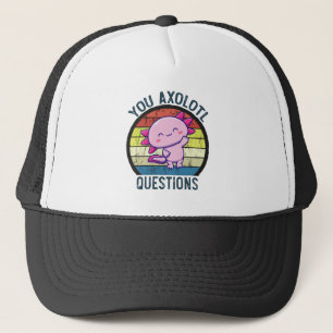 Casquette Vous Questions Axolotl Rétro 90s Vintage Coucher d