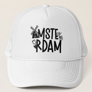Casquette Voyage Amsterdam Pays-Bas 