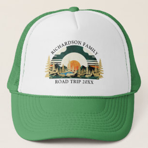 Casquette Voyage sur mesure Coucher de soleil Camping Réunio