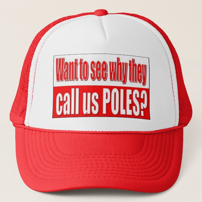 Casquette Voyez pourquoi ils nous appellent POLONAIS (Devant)