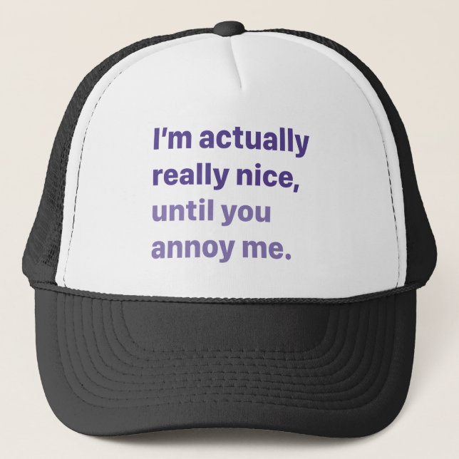 Casquette Vraiment agréable (Devant)