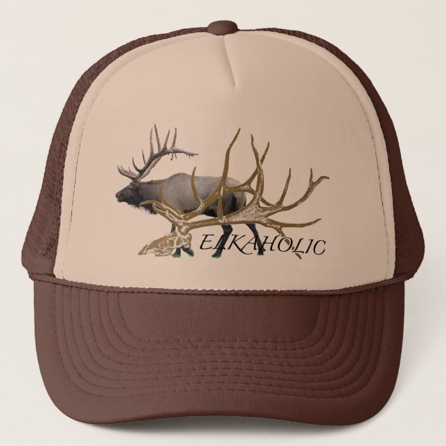 Casquette Vue de côté d'Elkaholic (Devant)