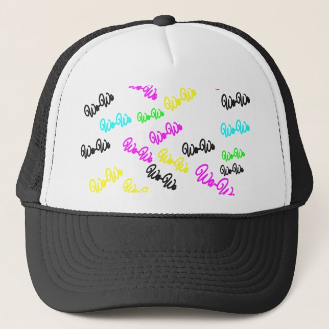 Casquette Wa-Wo Wave NFT Art Collection - Wa-Wo B.G. (Devant)