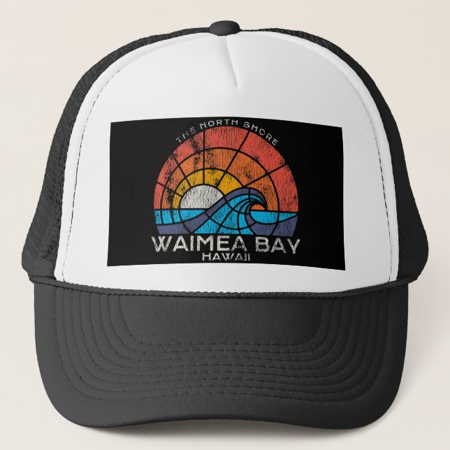Casquette Waimea Bay North Shore Hawaii (Devant)
