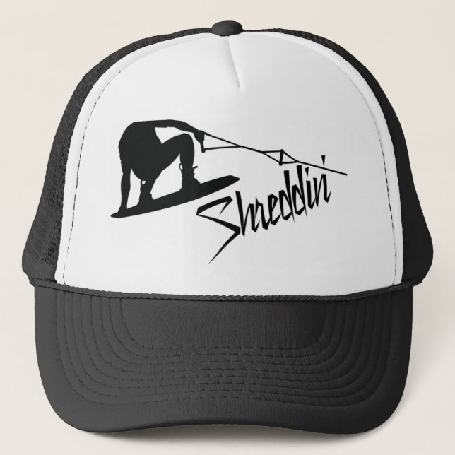 Casquette Wakeboard Shreddin BW (Devant)
