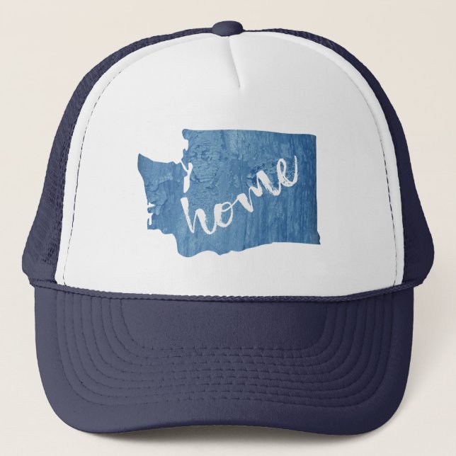 Casquette Washington State Home Wood Grain (Devant)