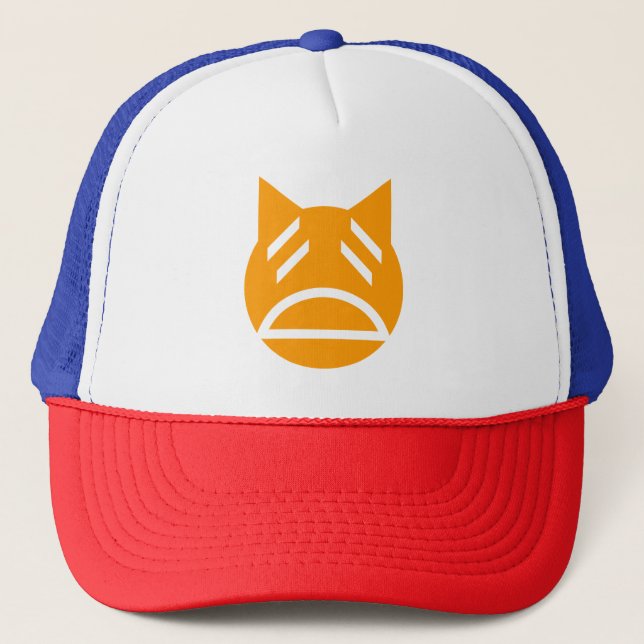 Casquette Weary Emoji Cat (Devant)