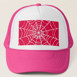 Casquette Web rose