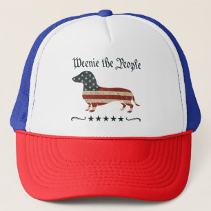 Casquette Weenie Le Peuple Dachshund 4 juillet