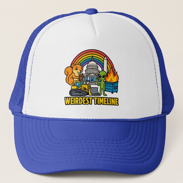Casquette Weirdest Timeline Hat by Phil Elmore (Devant)