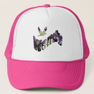Casquette Wendy, Nom, Logo Floral,