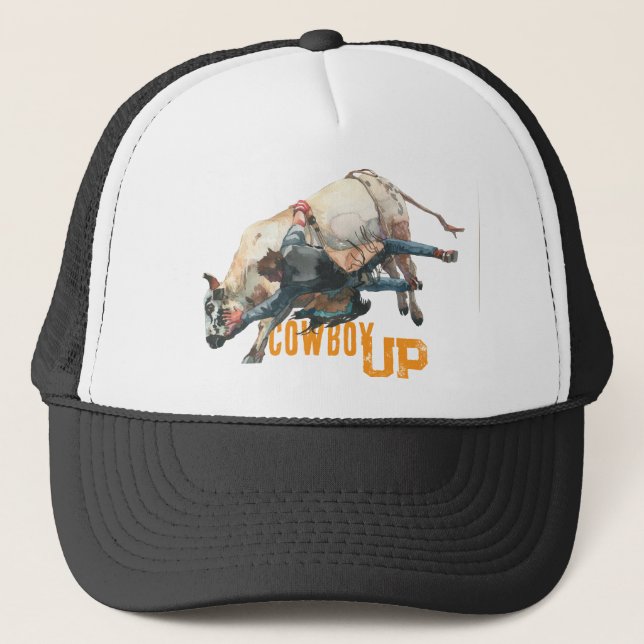Casquette Western Cowboy Rodeo Bull (Devant)